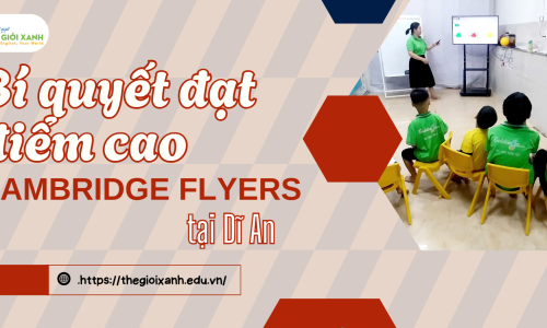 Bí quyết đạt điểm cao Cambridge Flyers tại Dĩ an
