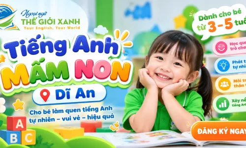 Tiếng Anh mầm non Dĩ An