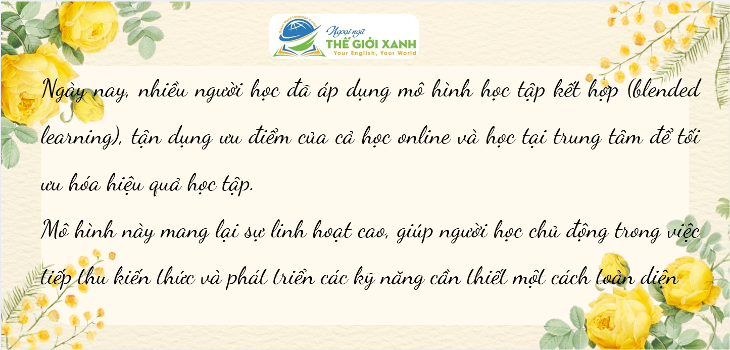 Nên học online hay ở trung tâm?