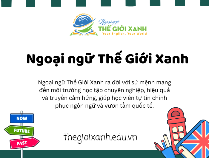 Chào mừng đến với Ngoại ngữ Thế Giới Xanh